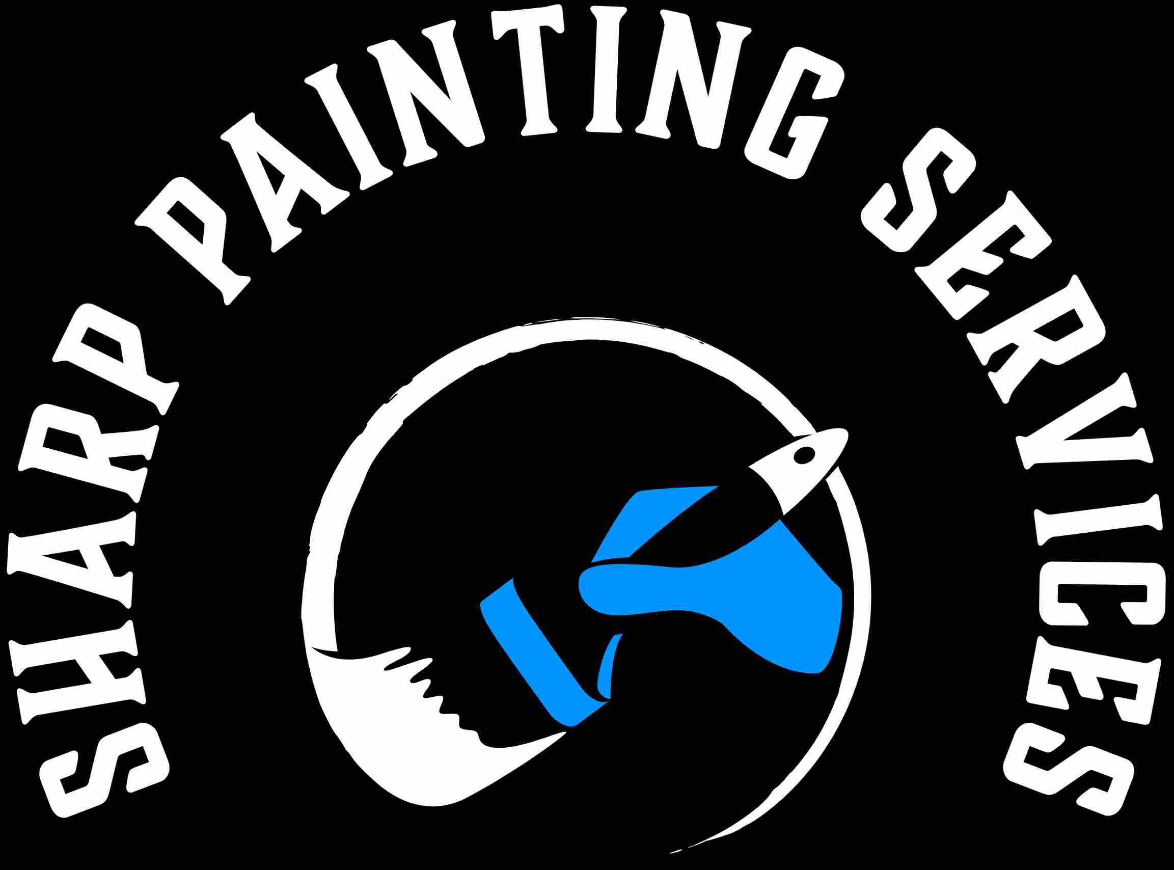 Sharp painting logo