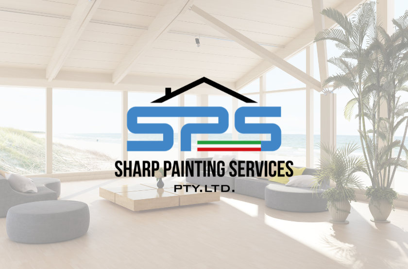 Interior Residential Painting Project in Manly with the Sharp Painting logo displayed front and centre