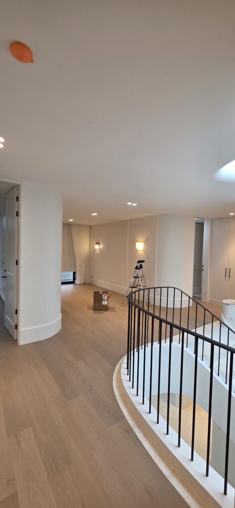 Newly painted interior