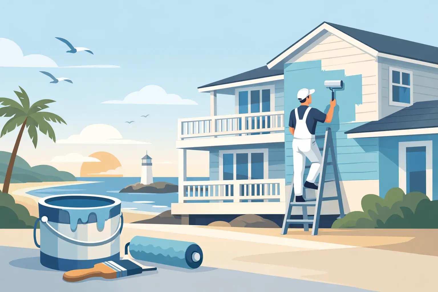 Best Paint for Coastal Homes That Really Lasts