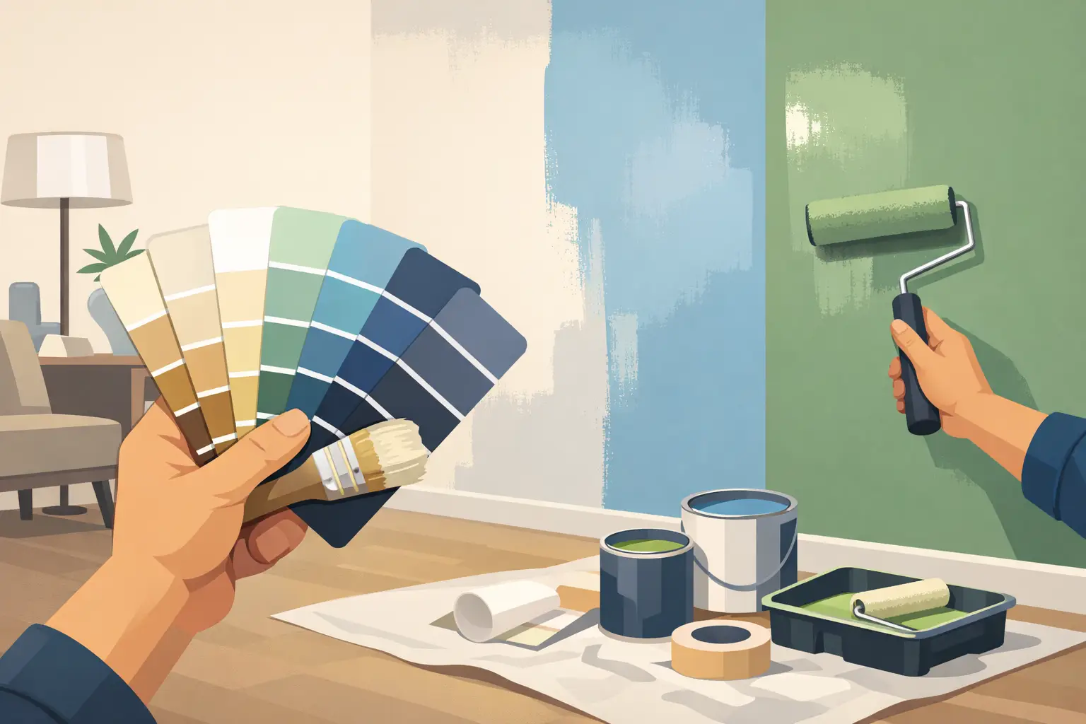 How to Choose Paint Finish for Walls at Home