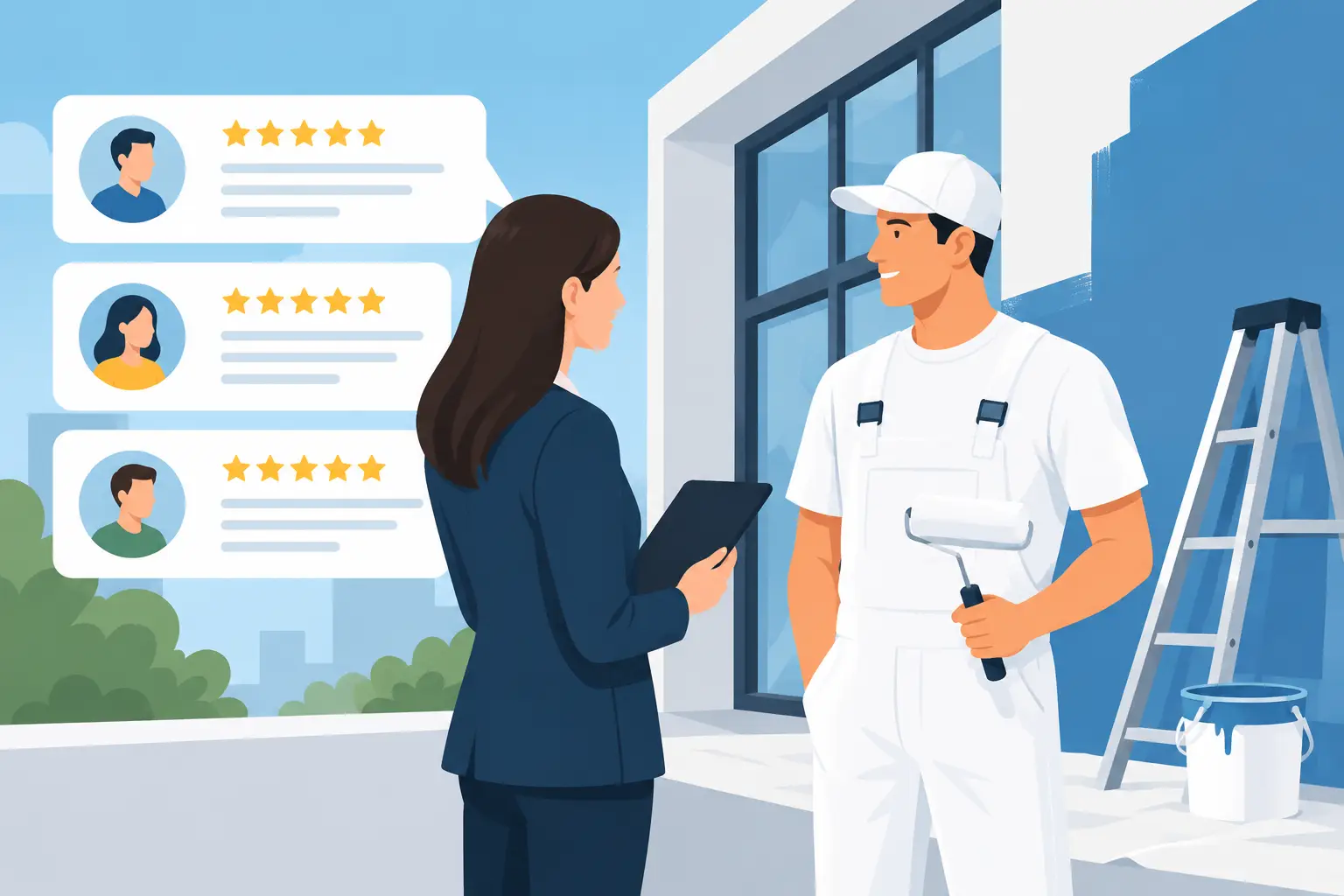 Commercial Painter Reviews: What to Look For