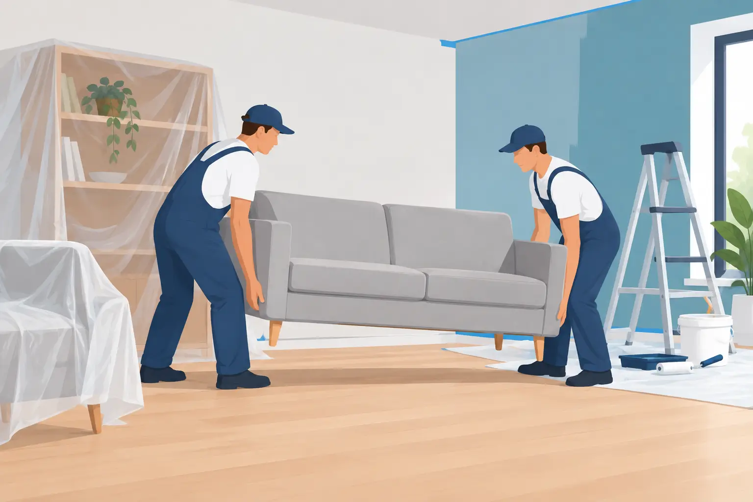 Do Painters Move Furniture? What to Expect