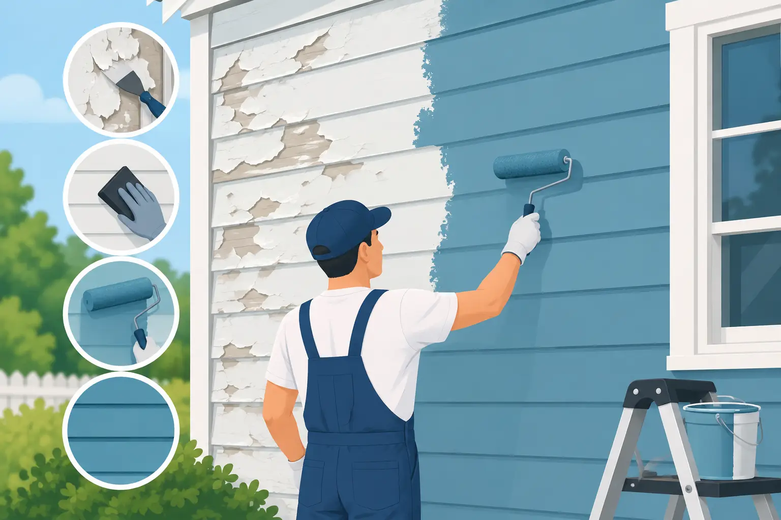 How to Repaint Peeling Exterior Paint Properly