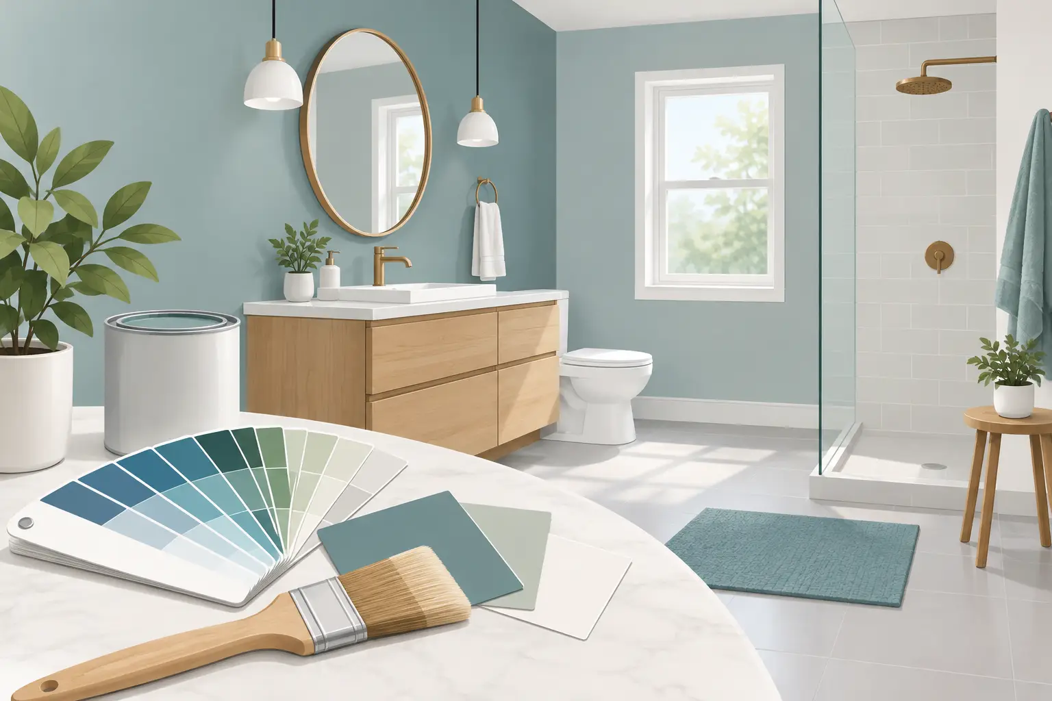 How to Select Bathroom Paint for Lasting Results