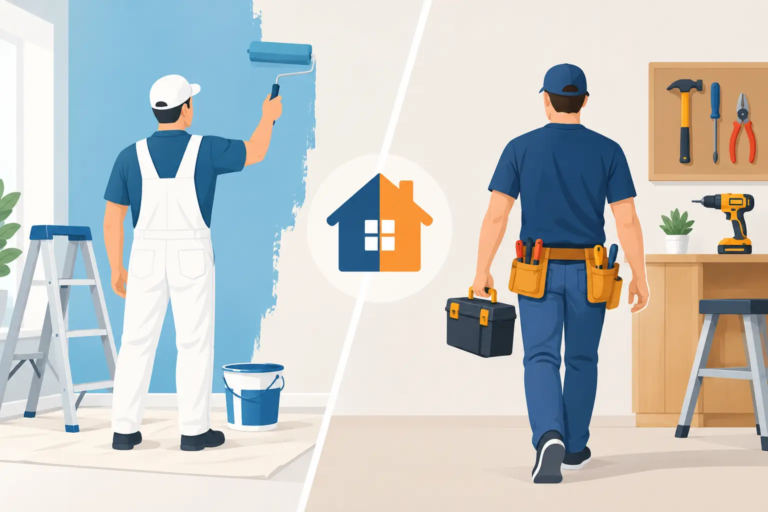 Painting Contractor Versus Handyman: Which Fits?
